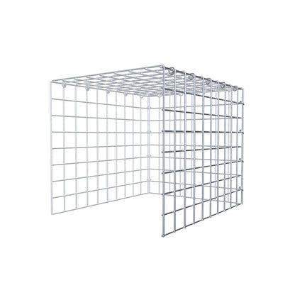 Gabião Tipo 4 50 cm x 40 cm x 40 cm (C x A x P), malhagem 5 cm x 5 cm, anel C