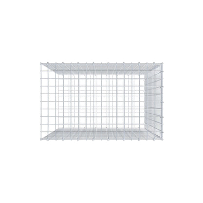 Fourche rapportée type 2 100 cm x 80 cm x 50 cm (L x H x P), mailles 5 cm x 5 cm, anneau C
