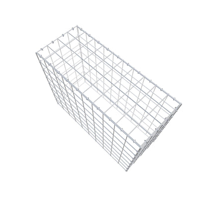 Mounted gabion type 3 100 cm x 80 cm x 40 cm (L x H x D), mesh size 10 cm x 10 cm, C-ring