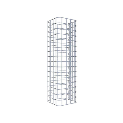Gabion column square 22 cm x 22 cm, 80 cm height, MW 5 cm x 5 cm