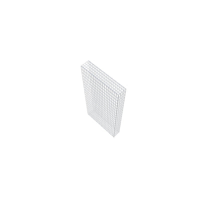 Gabbione aggiuntivo tipo 2 200 cm x 100 cm x 20 cm, maglia 5 cm x 10 cm, anello a C