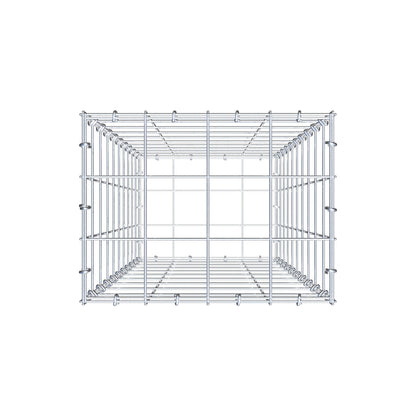 Gabion 100 cm x 40 cm x 30 cm (L x H x D), mesh size 10 cm x 10 cm, C-ring