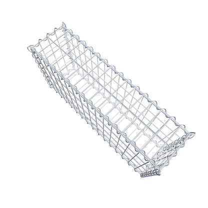 Gabion 80 cm x 40 cm x 20 cm (L x H x P), mailles 5 cm x 10 cm, spirale