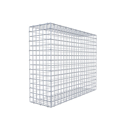 Gavión 100 cm x 80 cm x 30 cm (L x A x P), luz de malla 5 cm x 5 cm, anillo en C