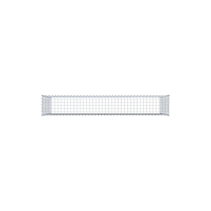 Gabião tipo 3 200 cm x 100 cm x 30 cm (C x A x P), malhagem 5 cm x 5 cm, espiral