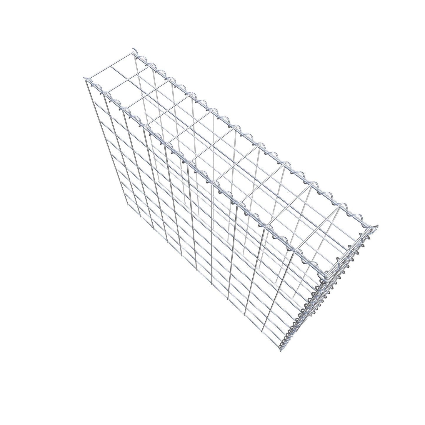 Anbaugabione Typ 4 100 cm x 80 cm x 20 cm (L x H x T), Maschenweite 10 cm x 10 cm, Spirale