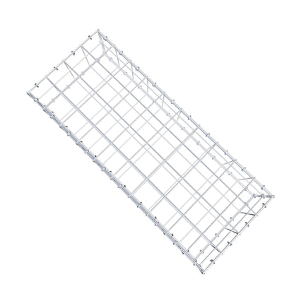 Gavión 100 cm x 20 cm x 40 cm (L x A x P), malla 10 cm x 10 cm, anillo en C