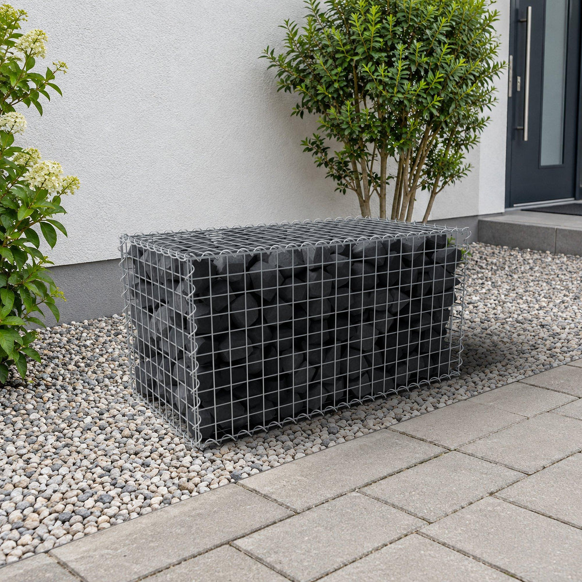 Gabion 100 cm x 50 cm x 50 cm (L x H x D), mesh size 5 cm x 5 cm, spiral