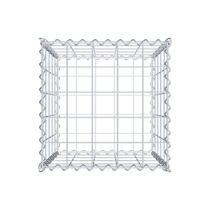 Gabion 50 cm x 50 cm x 50 cm (L x H x D), mesh size 10 cm x 10 cm, spiral