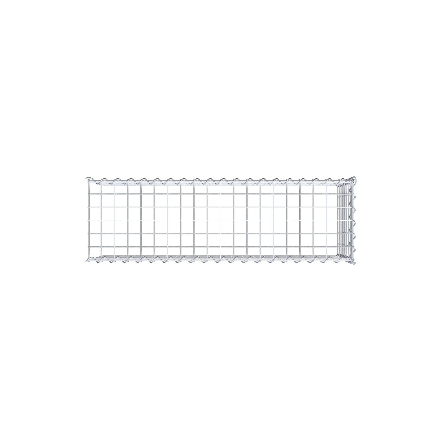 Grown-on gabion type 4 100 cm x 40 cm x 30 cm (L x H x D), mesh size 5 cm x 5 cm, spiral