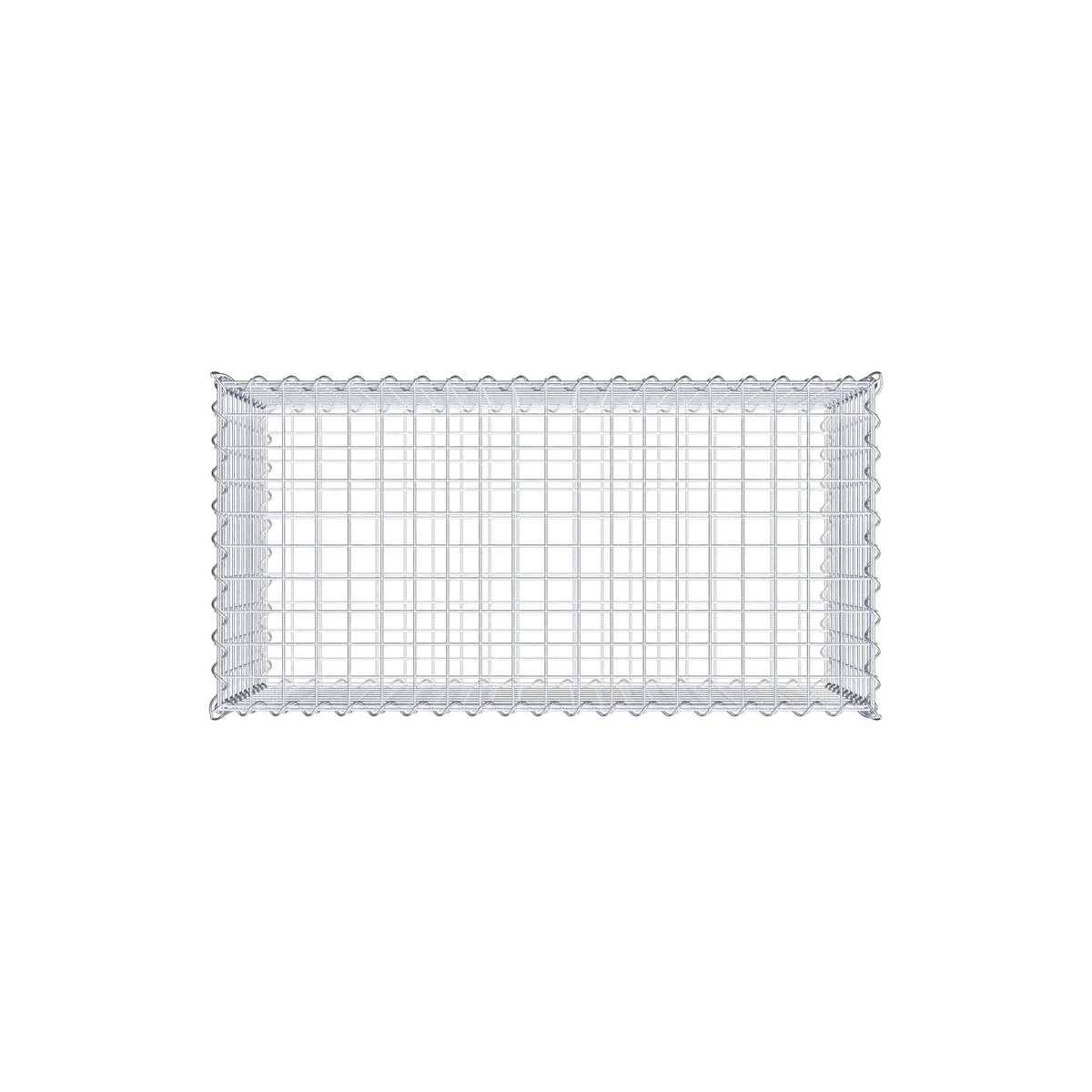 Gabion 100 cm x 50 cm x 50 cm (L x H x D), mesh size 5 cm x 5 cm, spiral