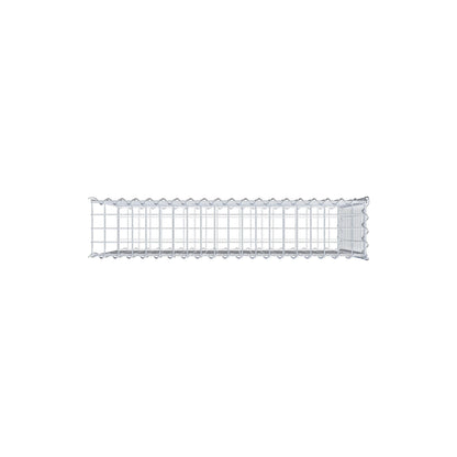 Anbaugabione Typ 2 100 cm x 70 cm x 20 cm (L x H x T), Maschenweite 5 cm x 5 cm, Spirale