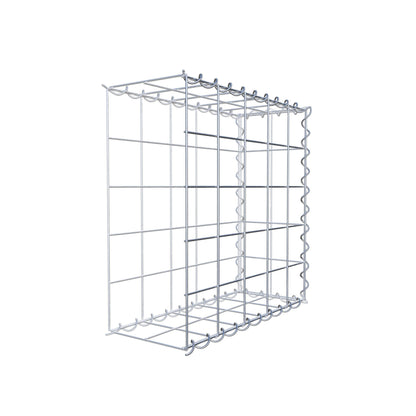 Opvokset gabion type 2 50 cm x 50 cm x 20 cm (L x H x D), maskestørrelse 10 cm x 10 cm, spiral