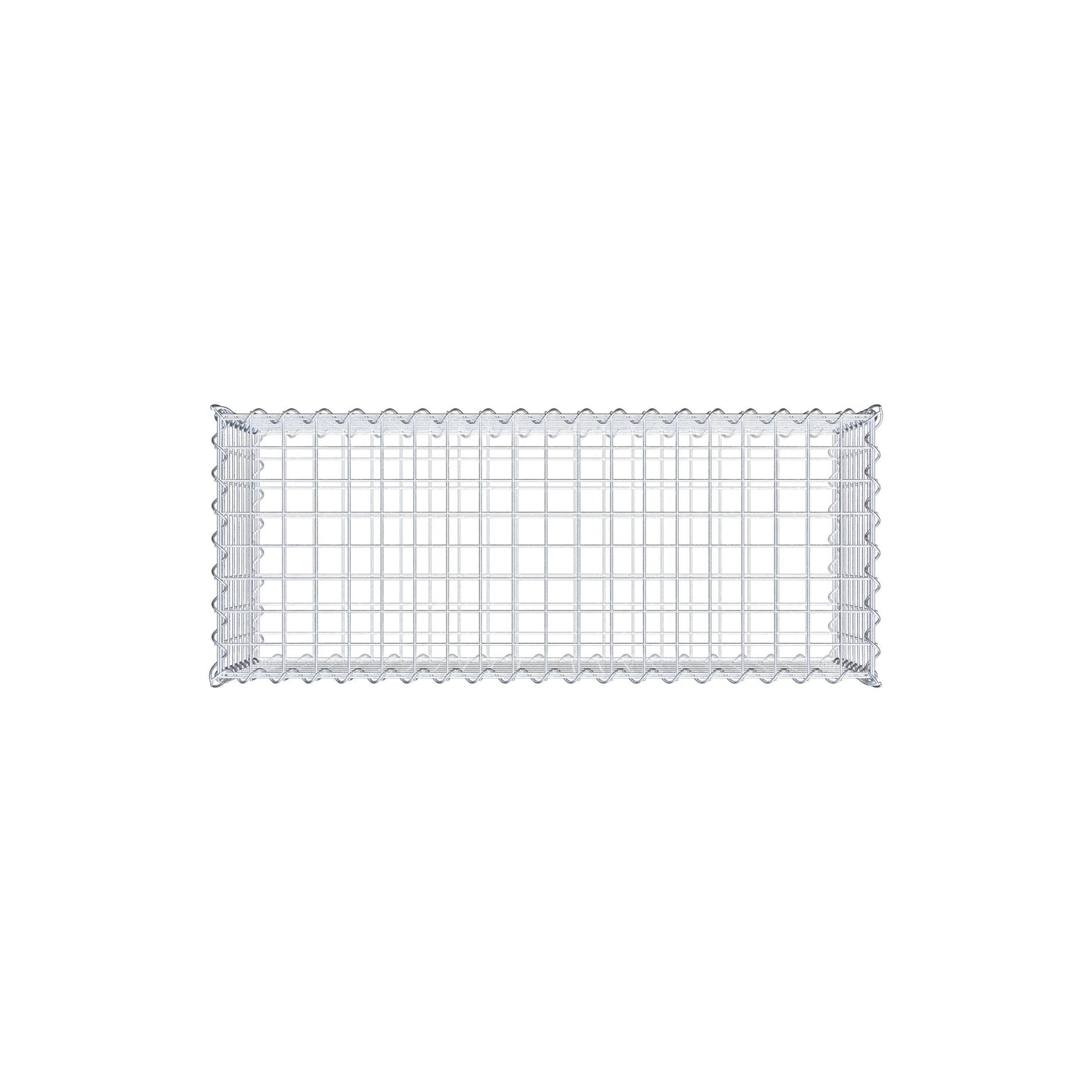 Gabião 100 cm x 40 cm x 40 cm (C x A x P), malhagem 5 cm x 5 cm, espiral