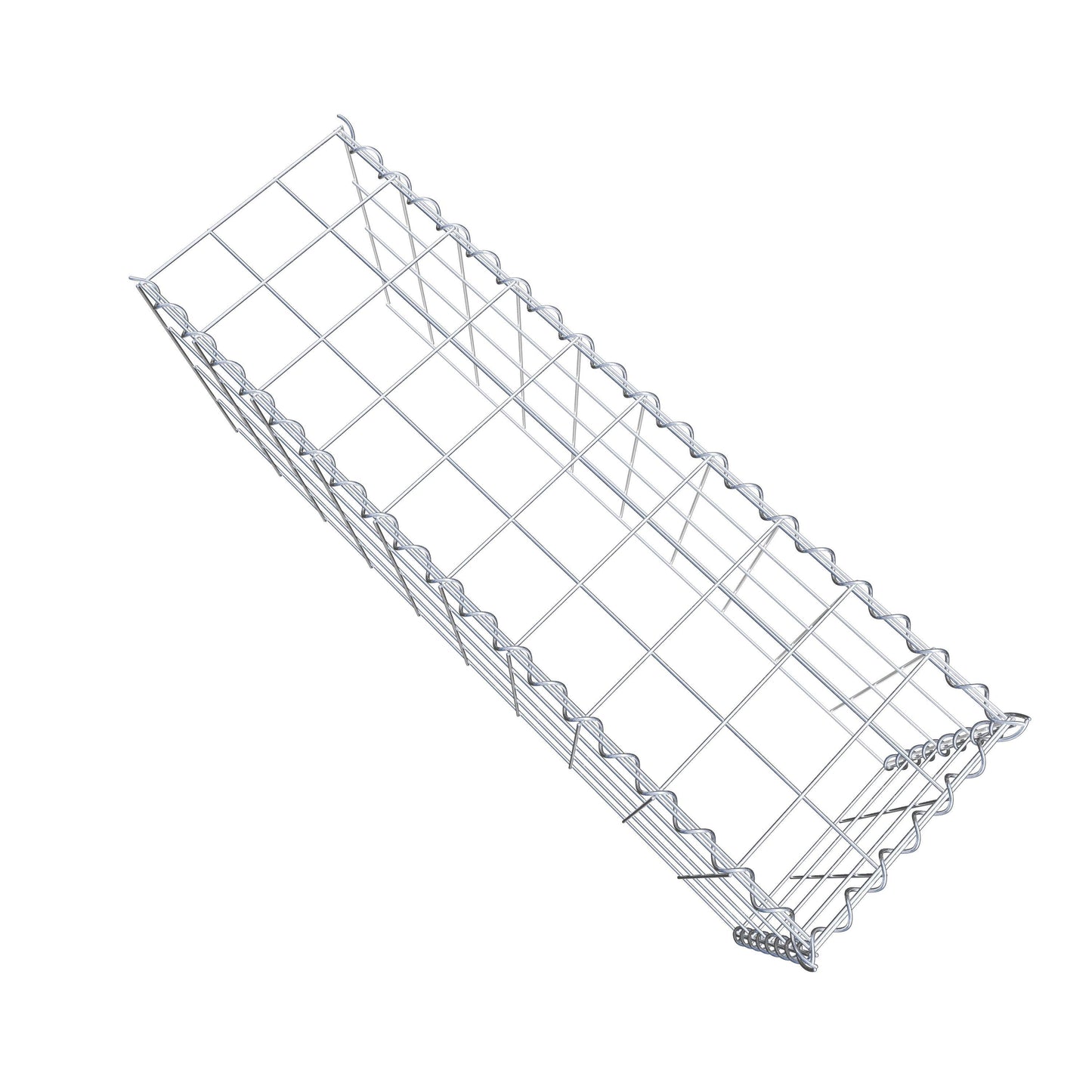 Gabião tipo 4 100 cm x 40 cm x 30 cm (C x A x P), malhagem 10 cm x 10 cm, espiral
