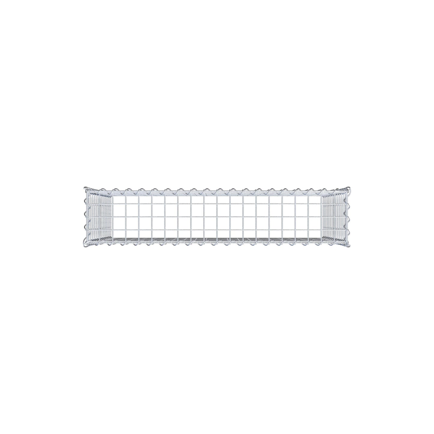Grown-on gabion type 3 100 cm x 70 cm x 20 cm (L x H x D), mesh size 5 cm x 5 cm, spiral