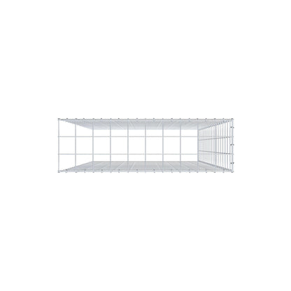 Mounted gabion type 4 200 cm x 100 cm x 30 cm (L x H x D), mesh size 10 cm x 10 cm, C-ring
