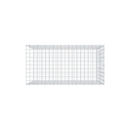 Anbaugabione Typ 2 100 cm x 70 cm x 50 cm, Maschenweite 5 cm x 10 cm, C-Ring