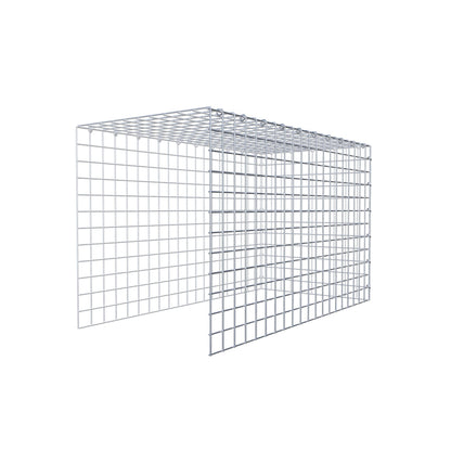 Fourche rapportée type 4 100 cm x 60 cm x 50 cm (L x H x P), mailles 5 cm x 5 cm, anneau C