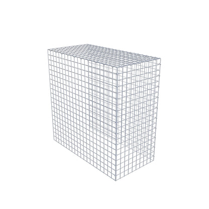 Gabbione aggiuntivo tipo 4 100 cm x 100 cm x 50 cm (L x H x P), maglia 5 cm x 5 cm, anello a C