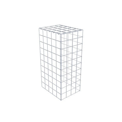 Gabião Tipo 4 100 cm x 50 cm x 40 cm (C x A x P), malhagem 10 cm x 10 cm, anel C