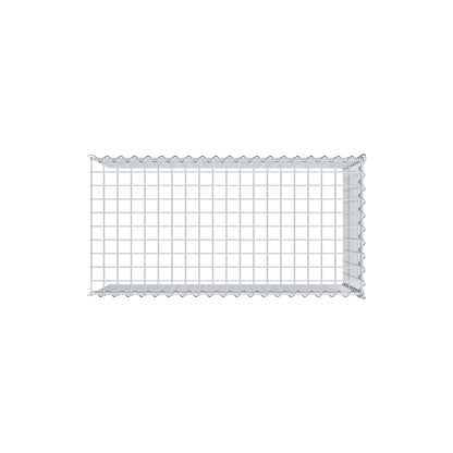 Add-on schanskorf type 4 100 cm x 50 cm x 50 cm (L x H x D), maaswijdte 5 cm x 5 cm, spiraalvormig