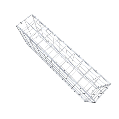 Gabião 100 cm x 40 cm x 20 cm (C x A x P), malhagem 10 cm x 10 cm, anel C