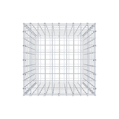Gabione 80 cm x 50 cm x 50 cm (L x H x T), Maschenweite 5 cm x 10 cm, C-Ring