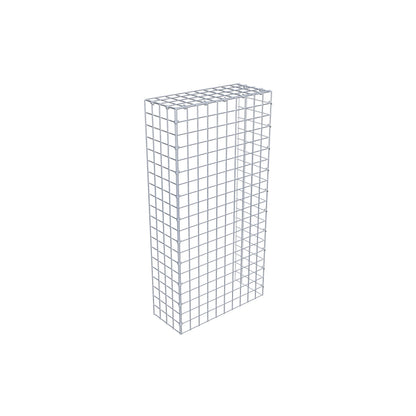 Gavión complementario de tipo 4 100 cm x 20 cm x 50 cm (L x A x P), malla 5 cm x 5 cm, anillo en C