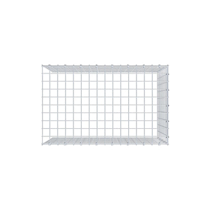 Anbaugabione Typ 4 80 cm x 50 cm x 50 cm (L x H x T), Maschenweite 5 cm x 5 cm, C-Ring