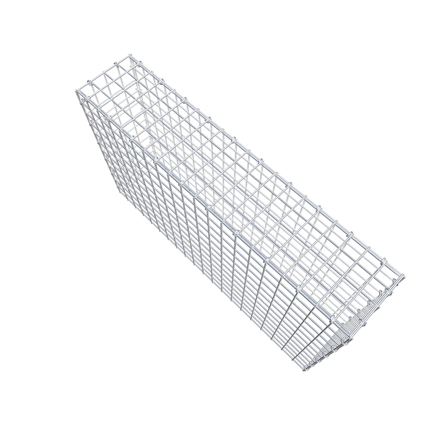 Gavión adicional tipo 3 100 cm x 60 cm x 20 cm (L x A x P), malla 5 cm x 5 cm, anillo en C
