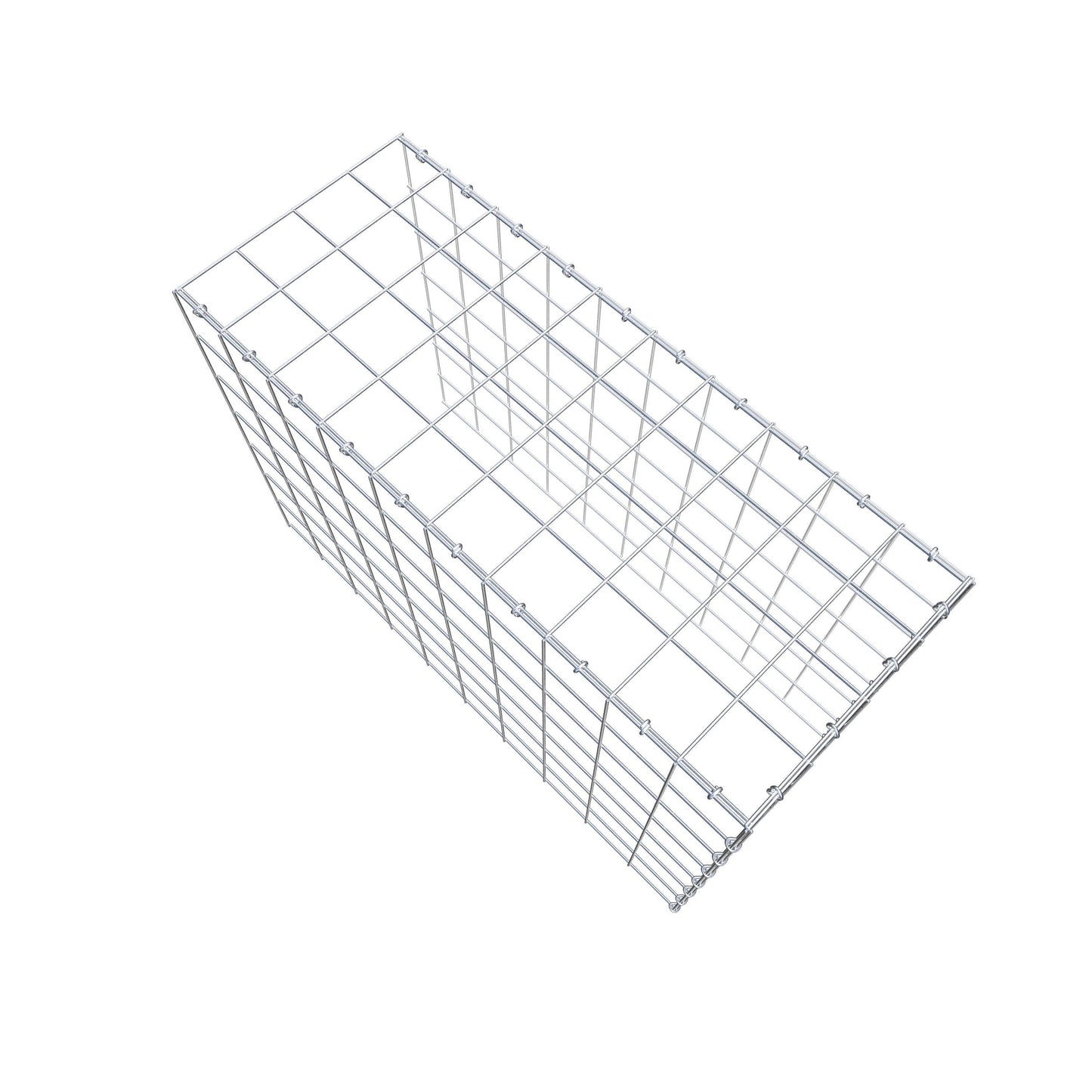 Fourche rapportée type 4 100 cm x 70 cm x 40 cm (L x H x P), mailles 10 cm x 10 cm, anneau C
