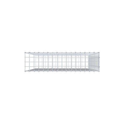 Gabião Tipo 2 100 cm x 80 cm x 20 cm (C x A x P), malhagem 5 cm x 5 cm, anel C