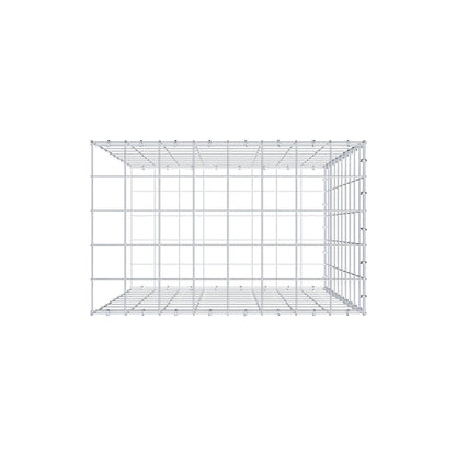 Gabião Tipo 2 100 cm x 80 cm x 50 cm (C x A x P), malhagem 10 cm x 10 cm, anel C