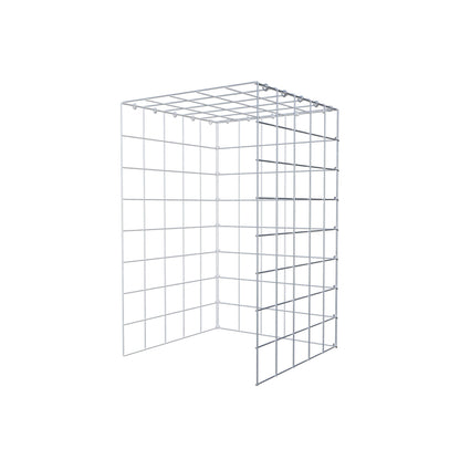 Gabião Tipo 4 80 cm x 50 cm x 50 cm (C x A x P), malhagem 10 cm x 10 cm, anel C