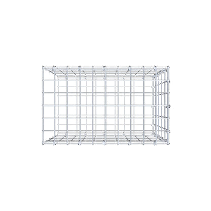 Fourche rapportée type 2 50 cm x 50 cm x 30 cm, mailles 5 cm x 10 cm, anneau en C