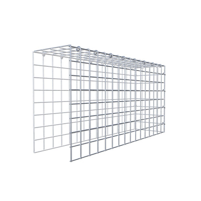 Anbaugabione Typ 4 80 cm x 40 cm x 20 cm (L x H x T), Maschenweite 5 cm x 5 cm, C-Ring