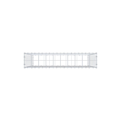 Schanskorf 100 cm x 100 cm x 20 cm (L x H x D), maaswijdte 10 cm x 10 cm, C-ring