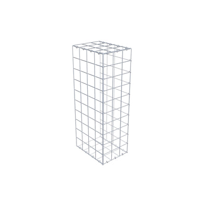 Monteret gabion type 2 100 cm x 40 cm x 30 cm (L x H x D), maskestørrelse 10 cm x 10 cm, C-ring