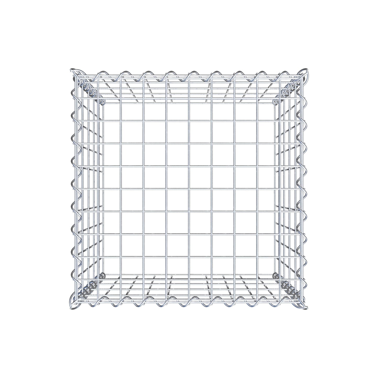 Grown-on gabion type 3 50 cm x 50 cm x 50 cm (L x H x D), mesh size 5 cm x 10 cm, spiral