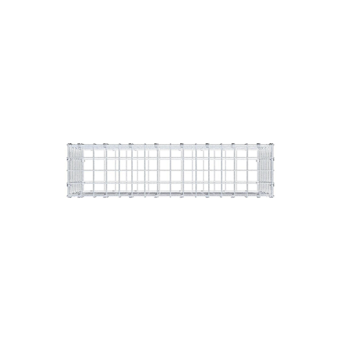 Gabion 80 cm x 40 cm x 20 cm (L x H x D), mesh size 5 x 5 cm, spiral ring