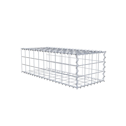 Grown-on gabion type 2 100 cm x 30 cm x 40 cm (L x H x D), mesh size 10 cm x 10 cm, spiral