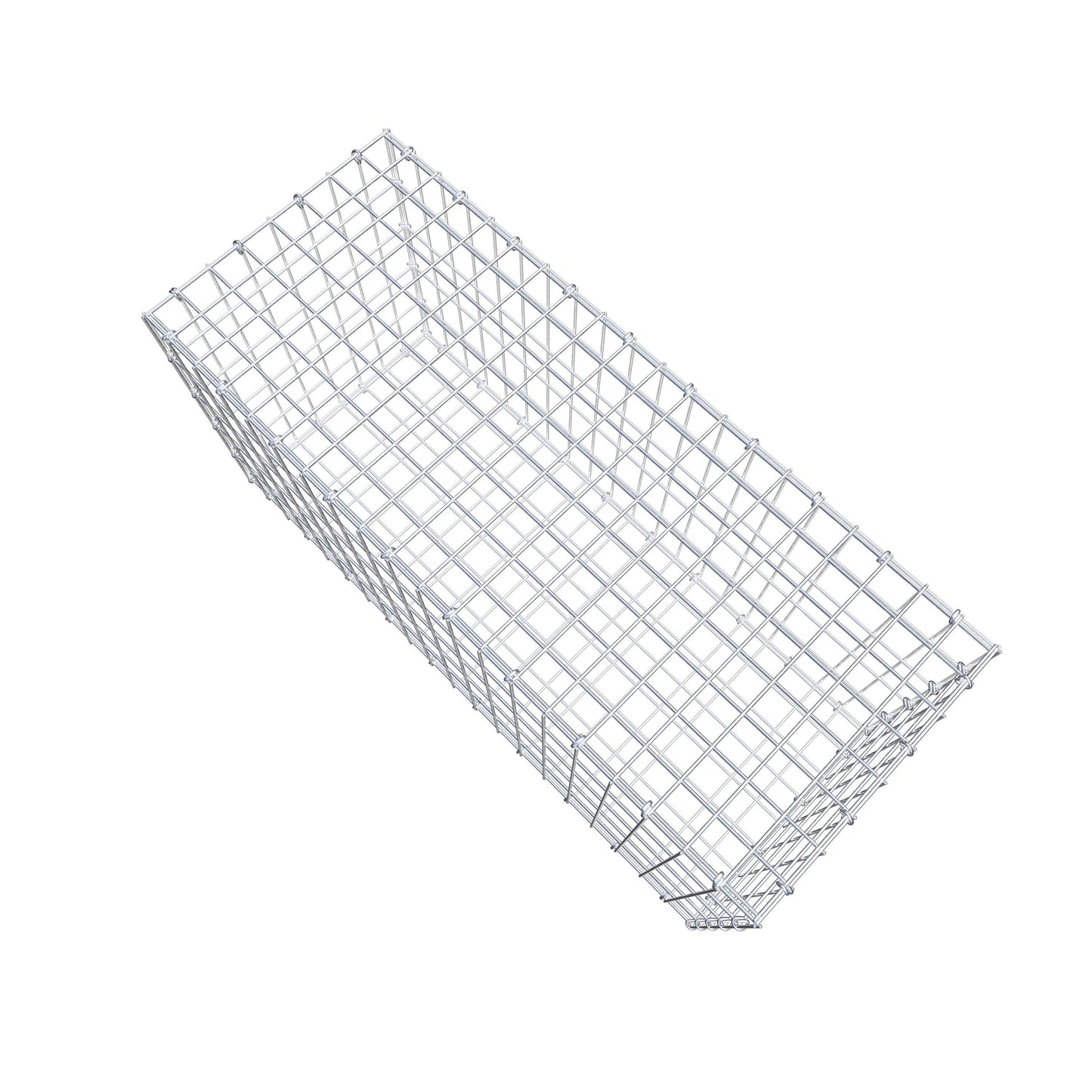Gabbione 100 cm x 50 cm x 40 cm (L x H x P), maglia 5 cm x 10 cm, anello a C