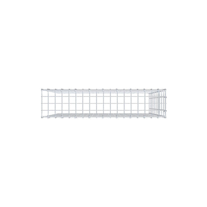 Gabião Tipo 4 100 cm x 90 cm x 20 cm (C x A x P), malhagem 5 cm x 10 cm, anel C