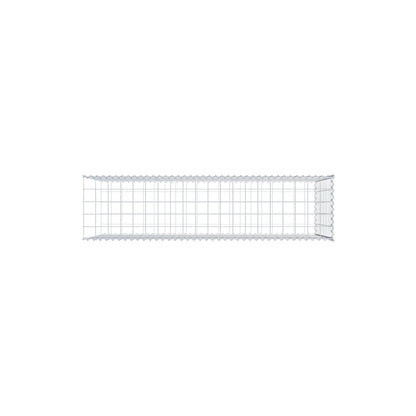 Gavión complementario tipo 2 200 cm x 100 cm x 50 cm (L x A x P), malla 10 cm x 10 cm, espiral