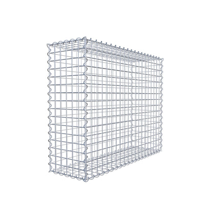 Gabião 100 cm x 80 cm x 30 cm (C x A x P), malhagem 5 cm x 5 cm, espiral