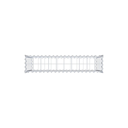 Gabion 100 cm x 60 cm x 20 cm (L x H x D), mesh size 10 cm x 10 cm, spiral