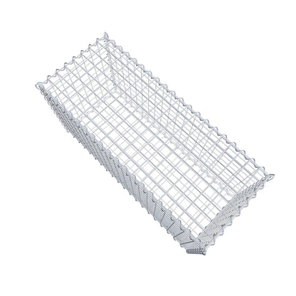 Gabione 100 cm x 50 cm x 40 cm (L x H x T), Maschenweite 5 cm x 5 cm, Spirale, Drahtstärke 4,5 mm