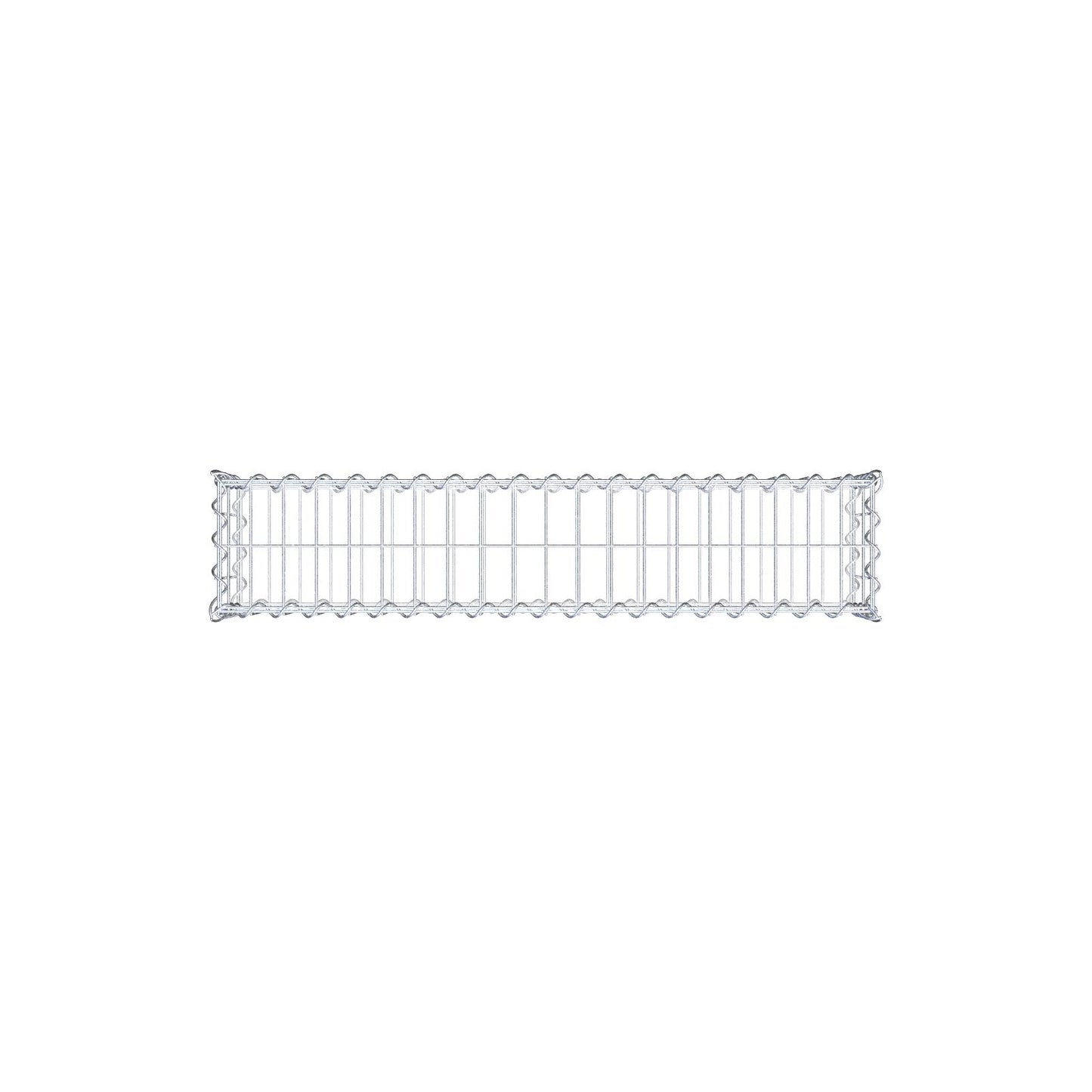 Gabion 100 cm x 20 cm x 20 cm (L x H x D), maskestørrelse 5 cm x 10 cm, spiral