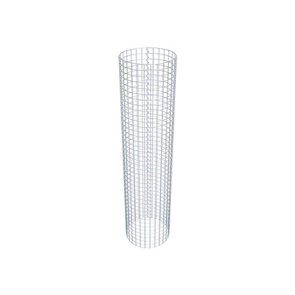 Columna de gaviones redonda de 47 cm de diámetro, 200 cm de altura, malla de 5 cm x 5 cm
